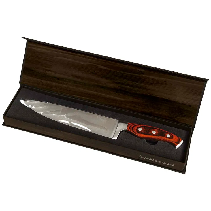Faca inox 8
